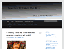 Tablet Screenshot of americaoutsidethebox.com